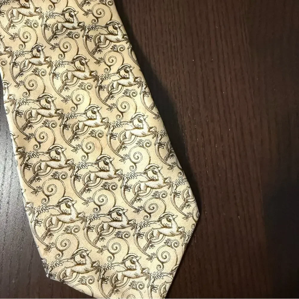 Lanvin Paris Vintage Silk Tie